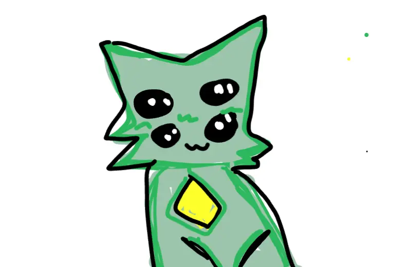 Drawing of Gnarpy for vanny contest created on DrawIsland