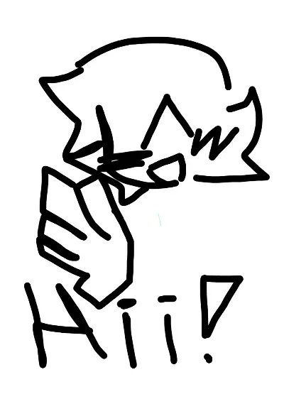 Drawing of Hello! created on DrawIsland