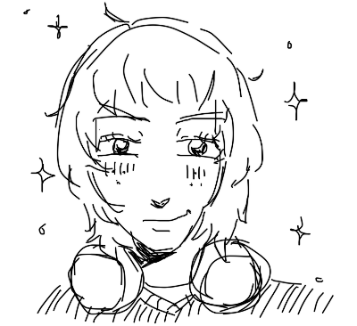 Drawing of The most joyous fella ever created on DrawIsland