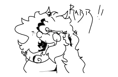 Drawing of Rabb created on DrawIsland
