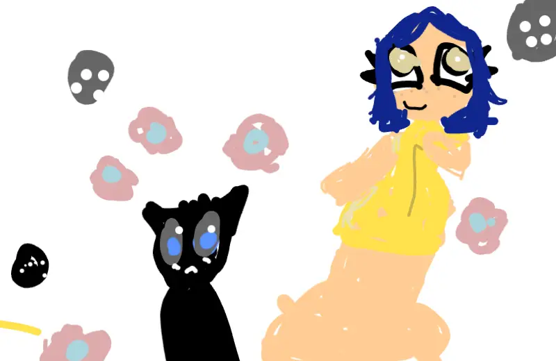Drawing of Caroline created on DrawIsland