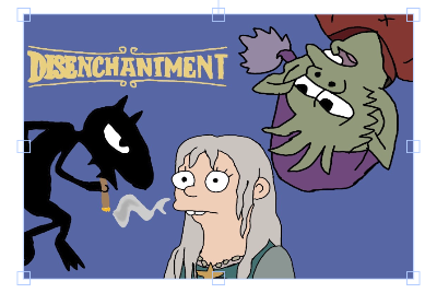 Drawing of Disenchantment created on DrawIsland