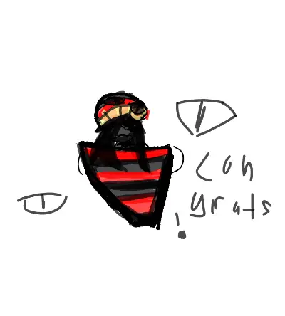Drawing of Congrats created on DrawIsland