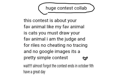 Huge collab contest