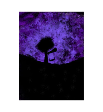 Drawing of Night sky created on DrawIsland