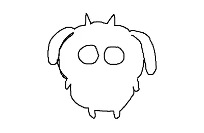 Drawing of goatkawa created on DrawIsland