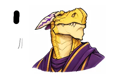 Drawing of rakken color created on DrawIsland