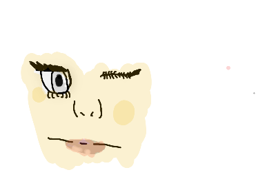 Drawing of The face created on DrawIsland