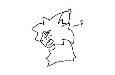 Drawing of :3 created on DrawIsland
