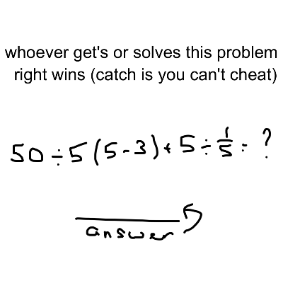 Drawing of Math problem try to solve it! created on DrawIsland