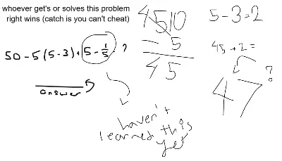 Tryna solve this problem - Draw Online Free | DrawIsland