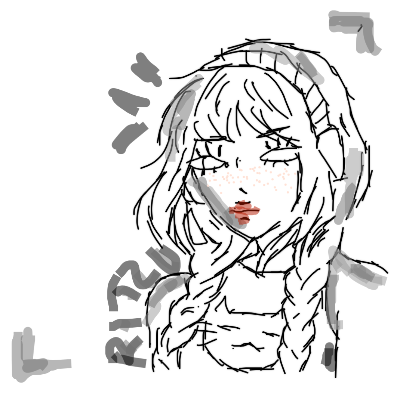 Drawing of Y2k created on DrawIsland