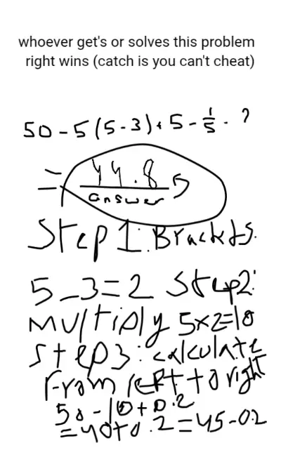 Me tryna solve this problem in my tab