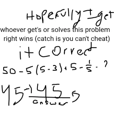 Hopefully I get this correct