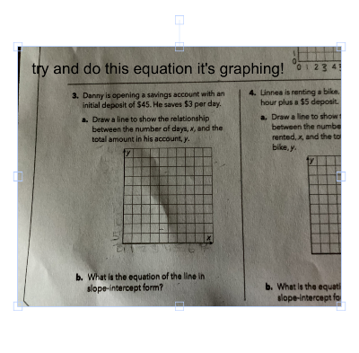 Here’s another equation it’s graphing