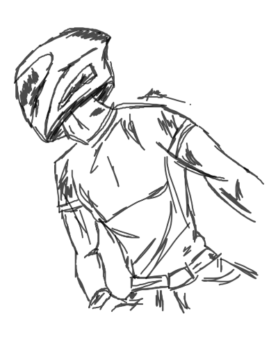 Biker sketch